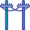 احداث شبکه برق هوایی و زمینی