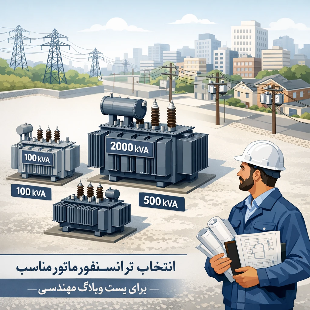 نحوه انتخاب ترانسفورماتور مناسب برای پروژه‌های برق
