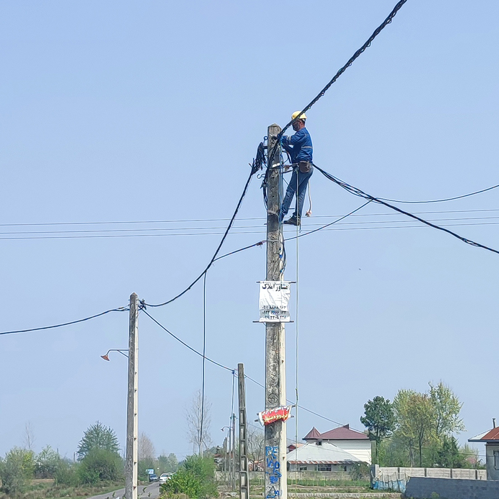 رفع حریم شبکه برق هوایی ملک آقای اقدام دوست: راهکار تخصصی برای اخذ پروانه ساخت واشتراک کنتور برق
